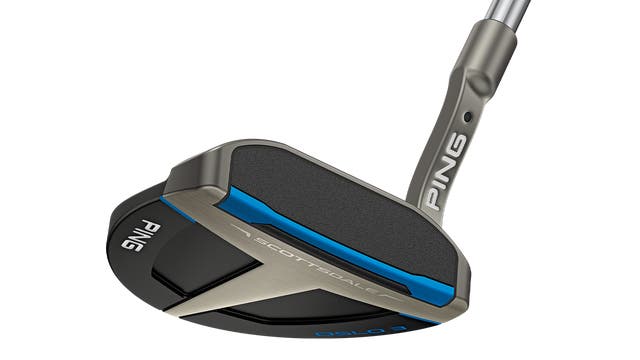 Ping Scottsdale putter face and sole view showing black nickel and PVD finish