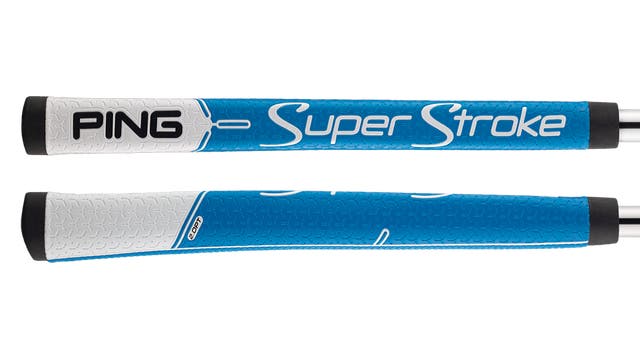 Ping SuperStroke Tour 2.0 PT Blue grip close-up