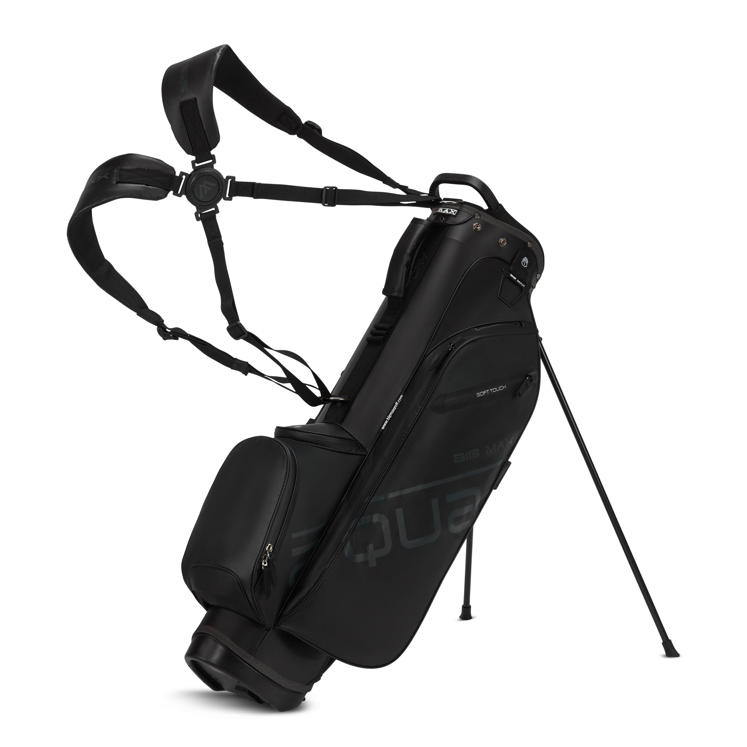 Big Max Aqua Seven H stand bag navy/white/red — waterproof I-Dry construction