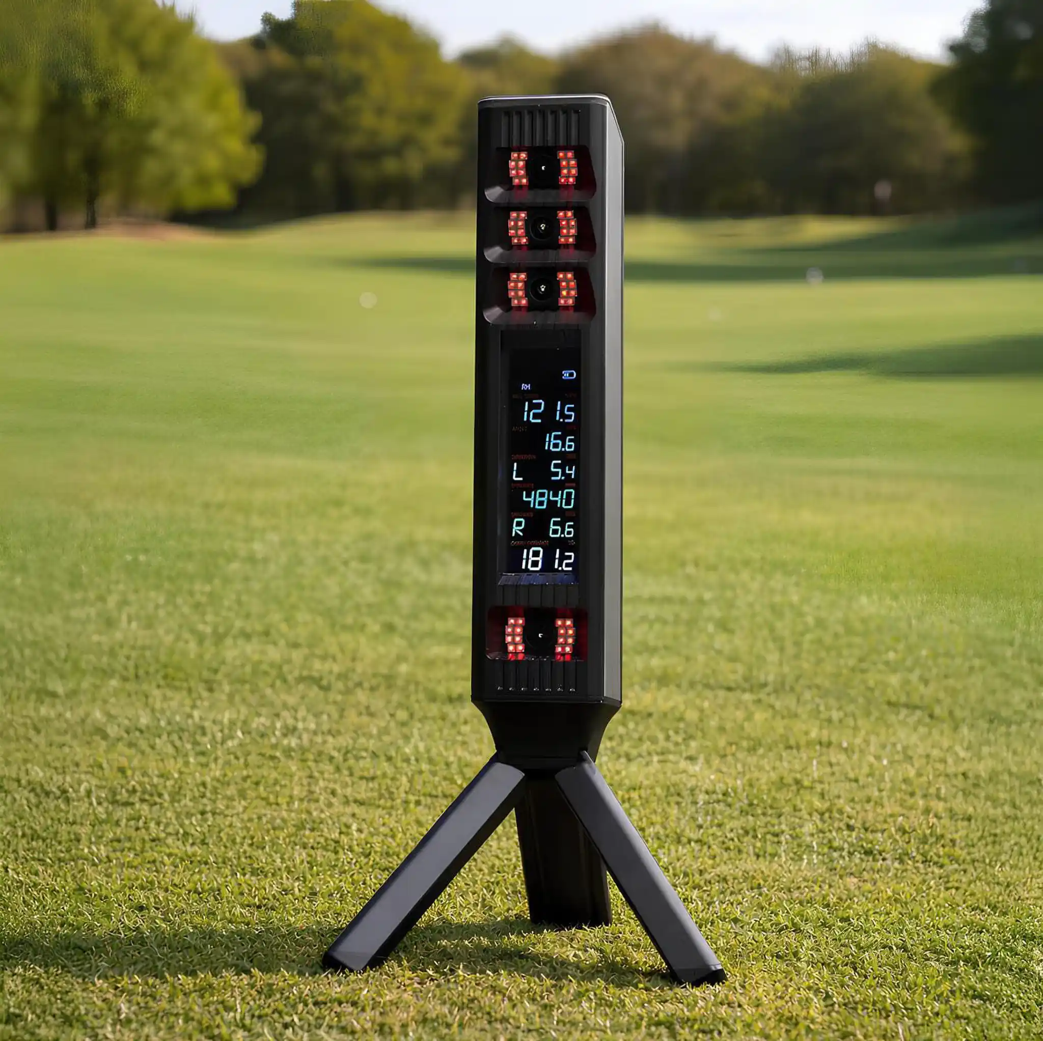 Square Golf OMNI outdoor driving range use