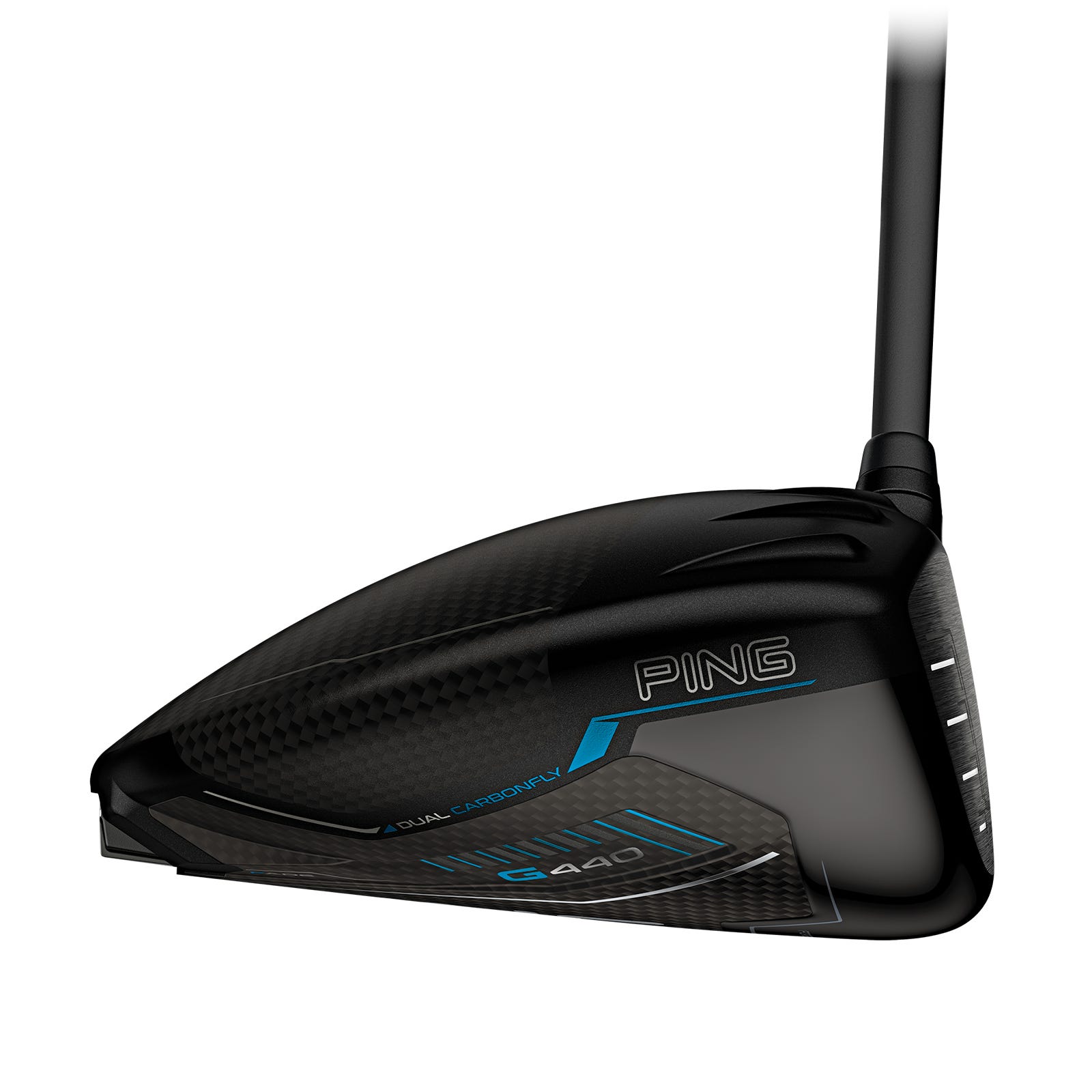 Toe view of G440 K driver illustrating Free Hosel and low CG design