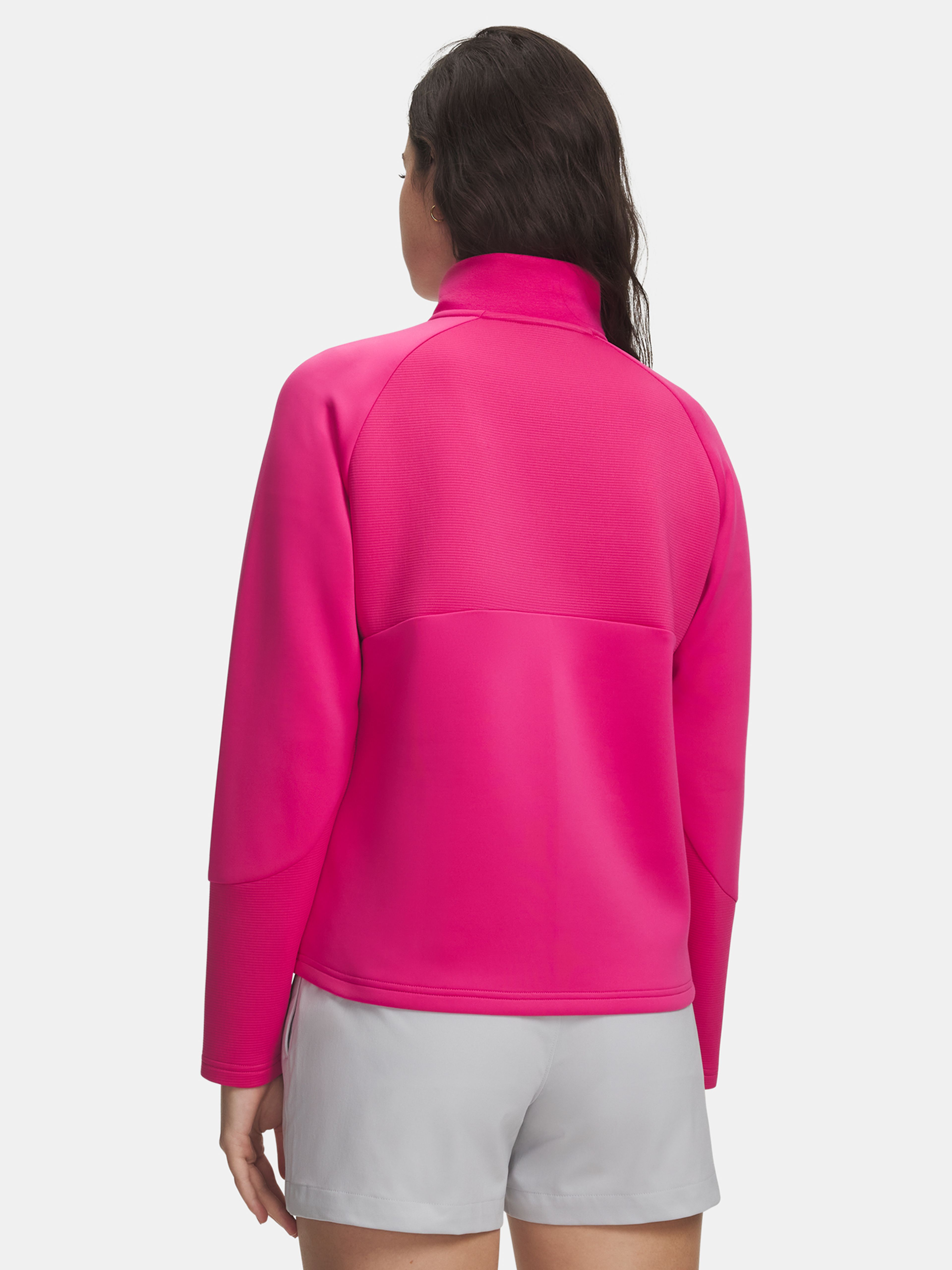 Under Armour UA Drive Midlayer 1/4 Zip ladies sweatshirt – back and sleeve detail