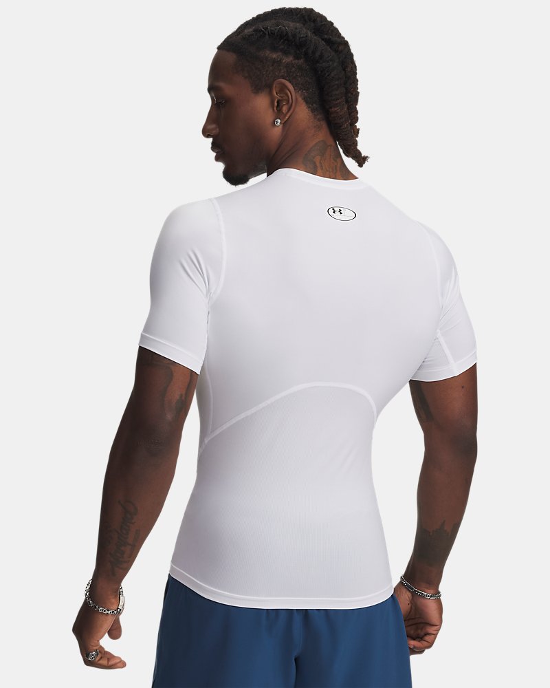 Back view of Under Armour HeatGear compression top