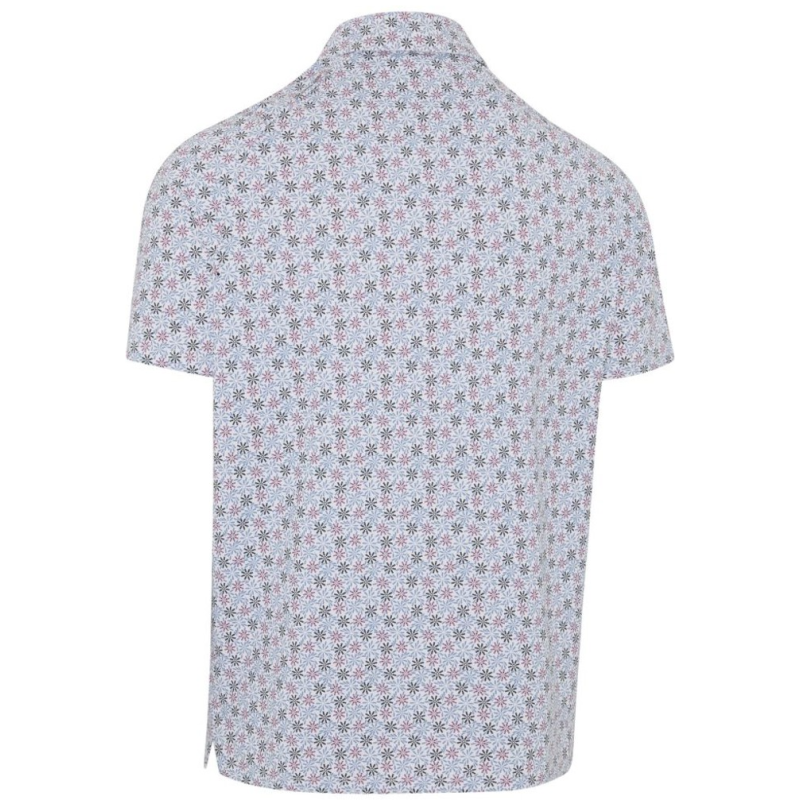 Callaway Making Flowers Out Of Whisky polo – back view bright white