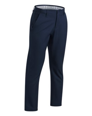 UA Matchplay Boys Pants – Side view, Blue