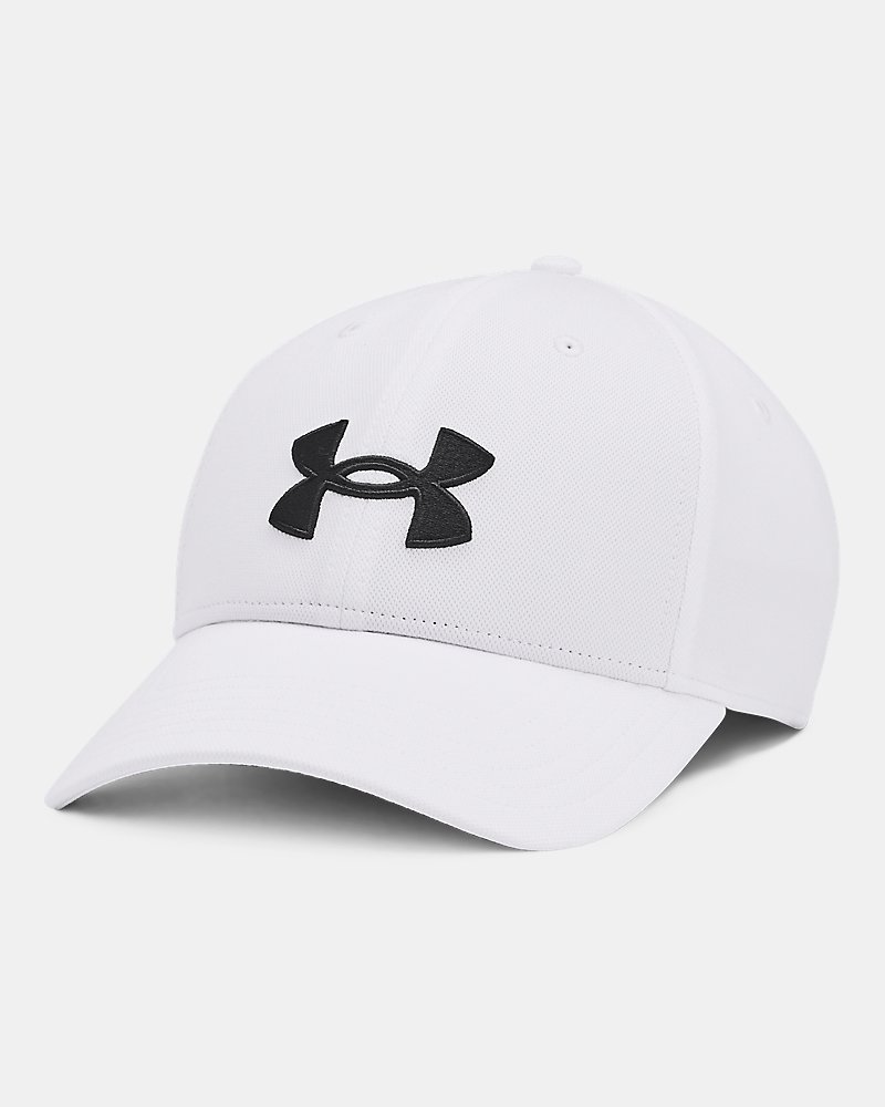 Under Armour Blitzing Low cap – front view, white