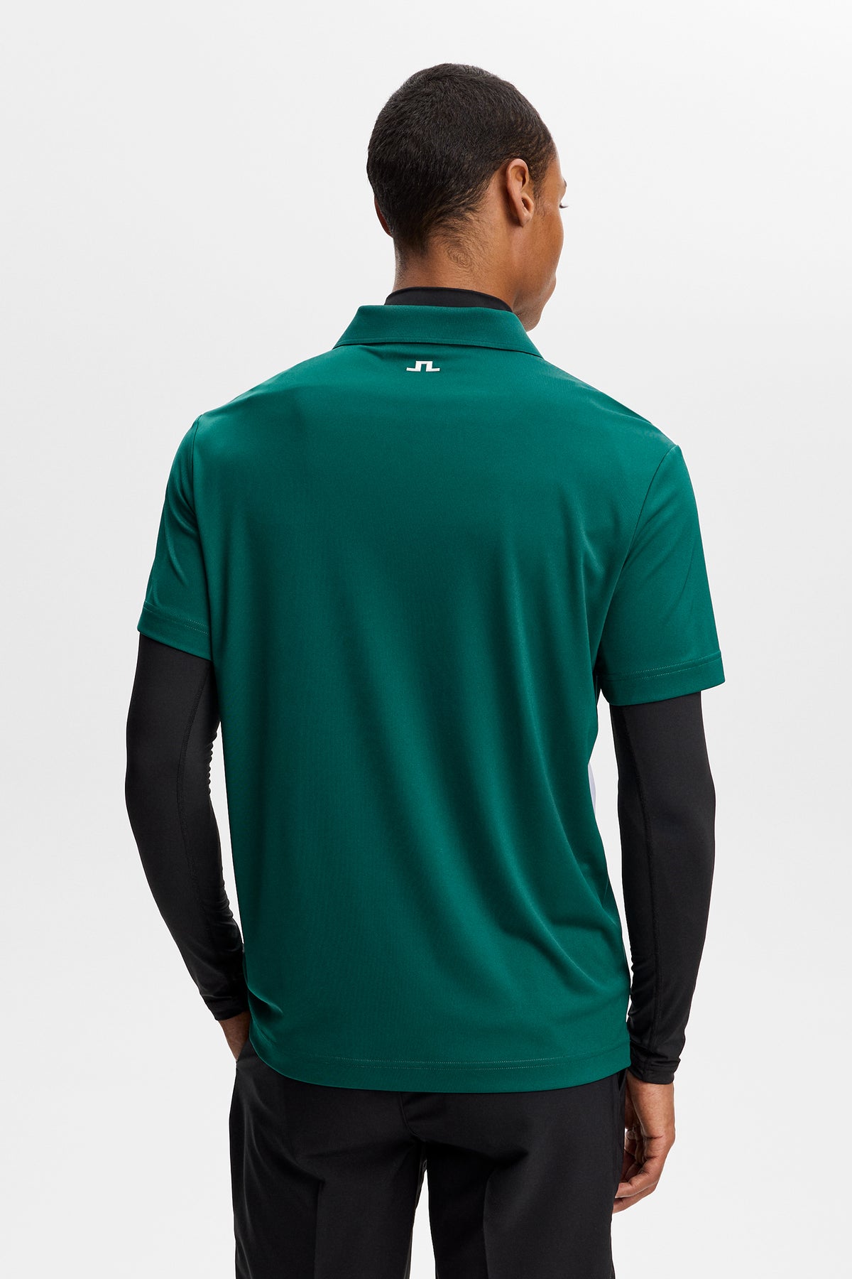 J.Lindeberg Finn Polo Forest Biome – contrast side panel detail