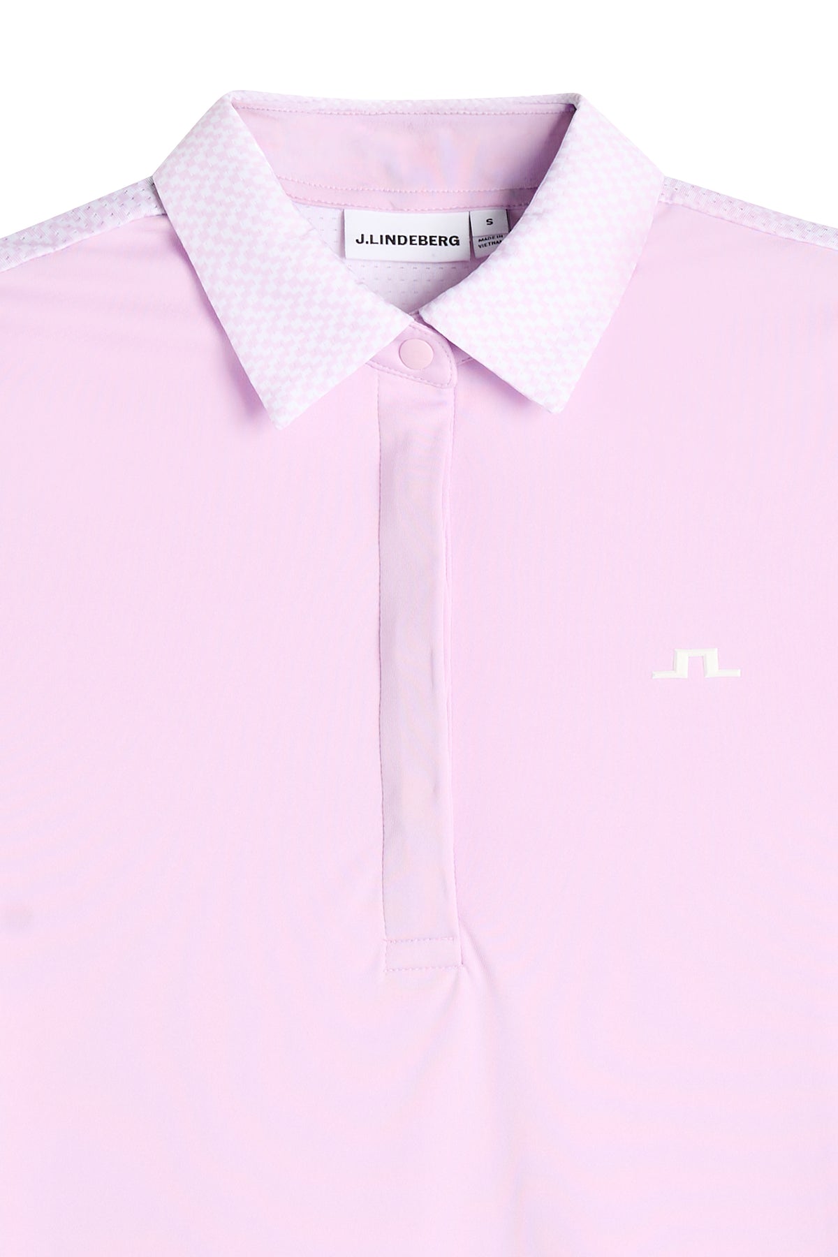 J.Lindeberg Cara Polo Print Orchid Bouquet – fit and movement