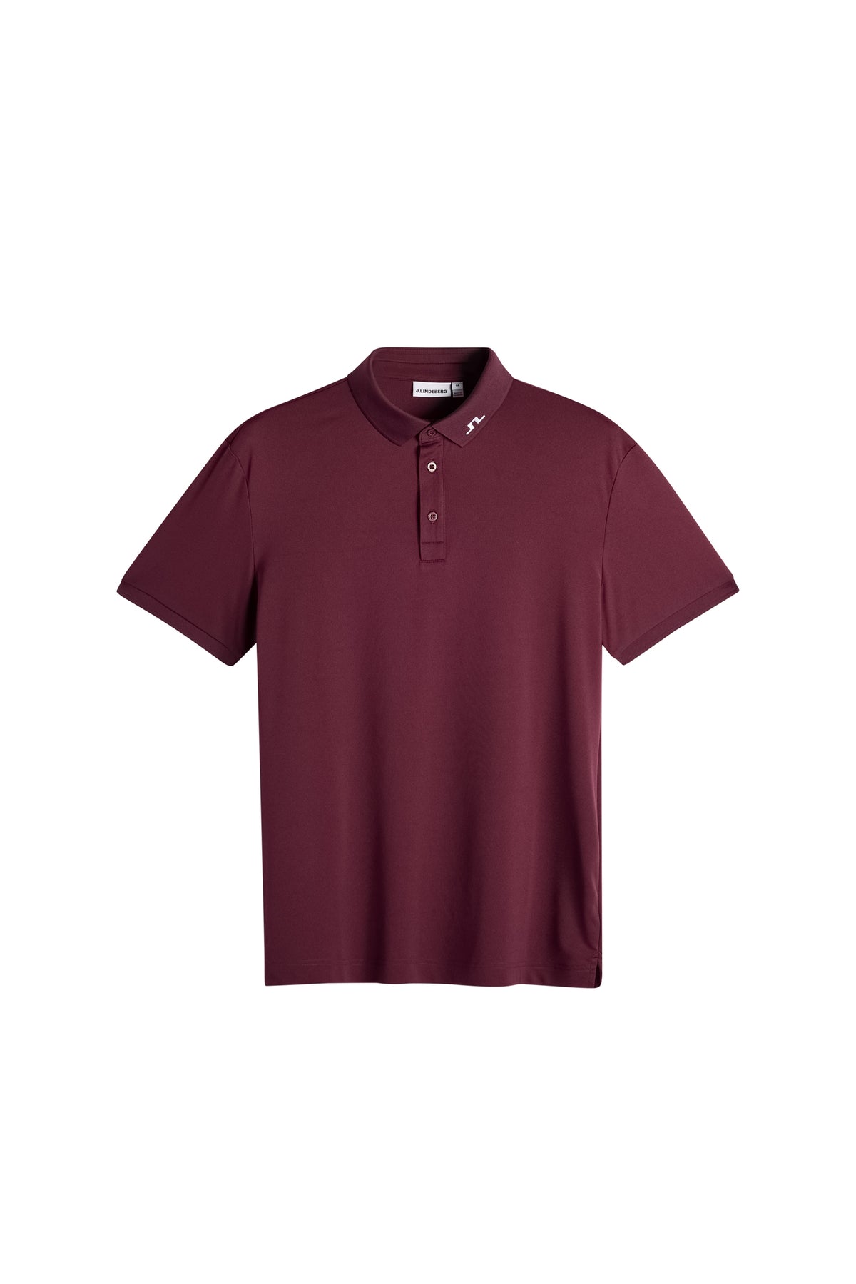 J.Lindeberg KV Print Polo JL Navy – collar and placket detail