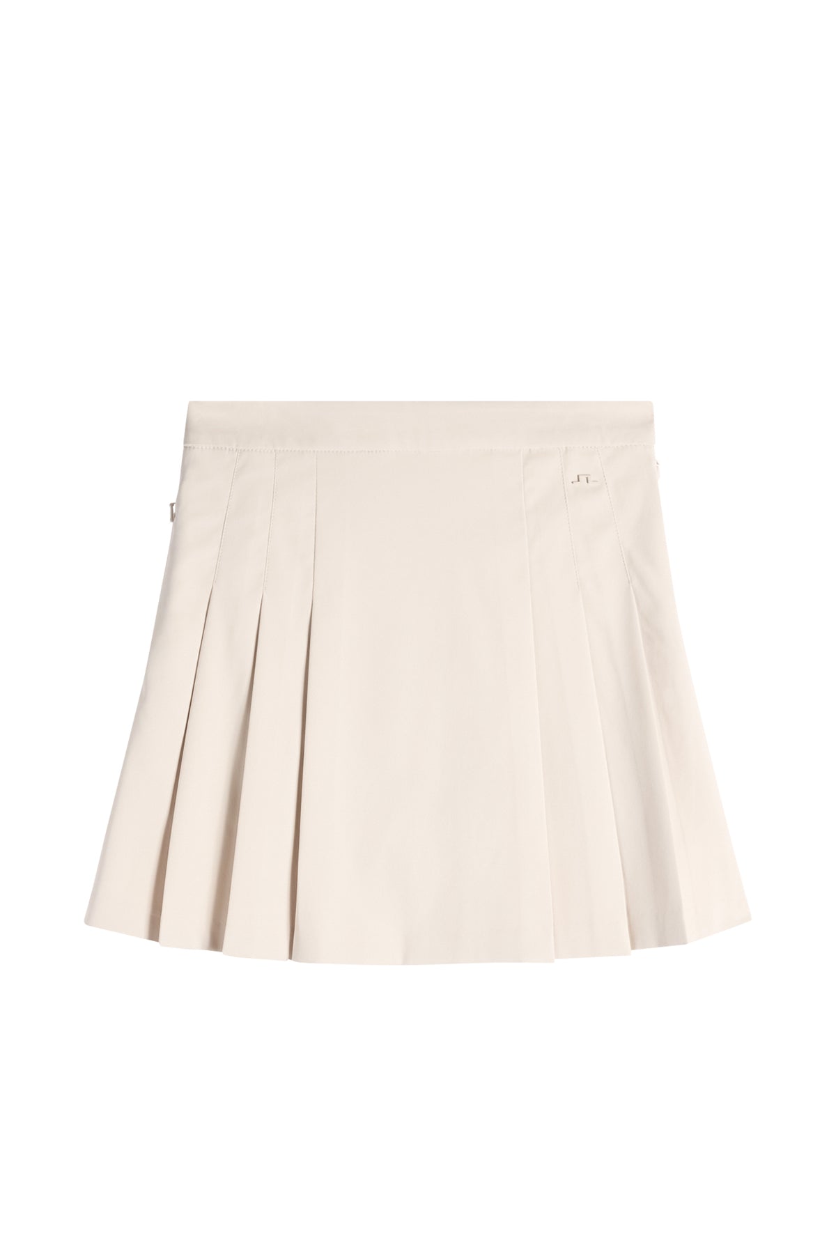 J.Lindeberg Alesia Skort Moonbeam – high-rise waistband and side zip detail