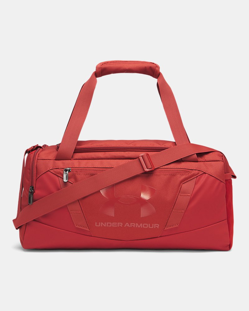 UA Undeniable 5.0 XS Duffle front view in bashful pink