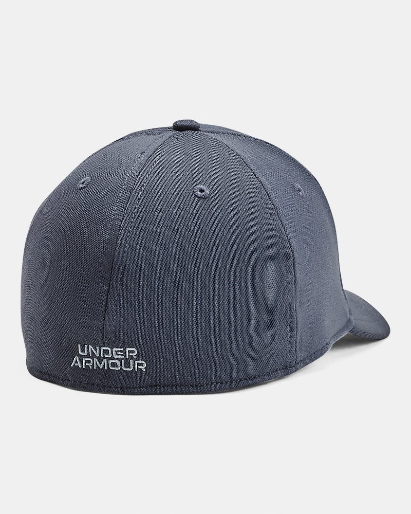 Under Armour Blitzing Low cap back view in downpour gray