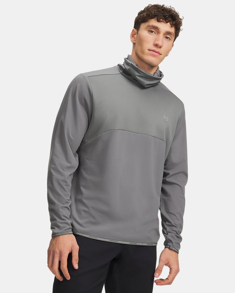 Under Armour Drive Funnel Neck – front view, clay green