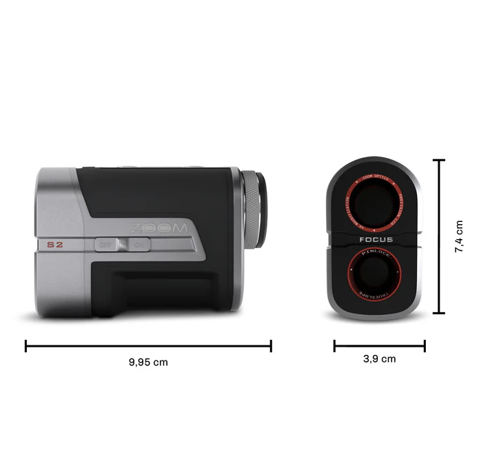Lightweight and compact design of the Zoom Focus S2