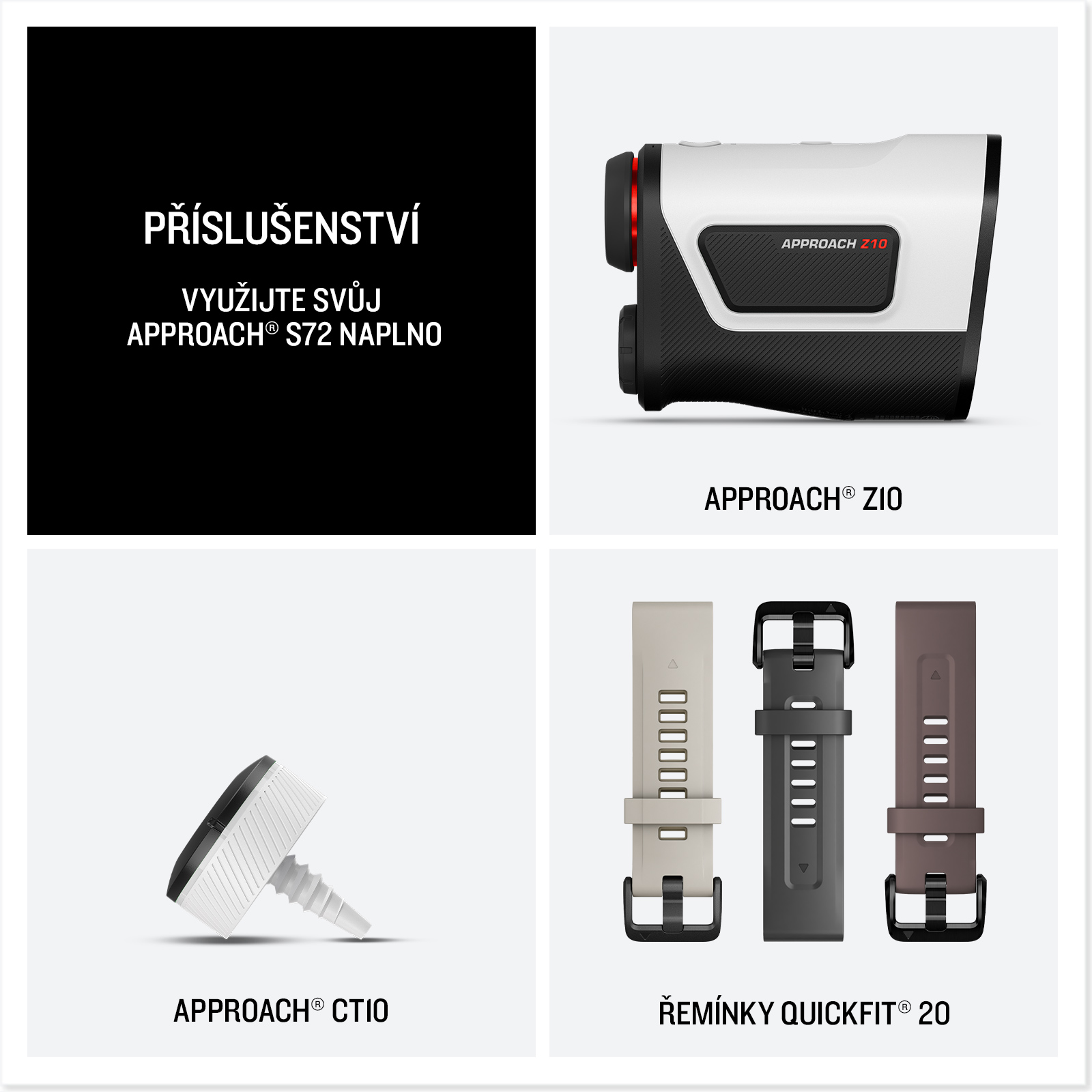 Built-in speaker, microphone and LED torch on Garmin Approach S72